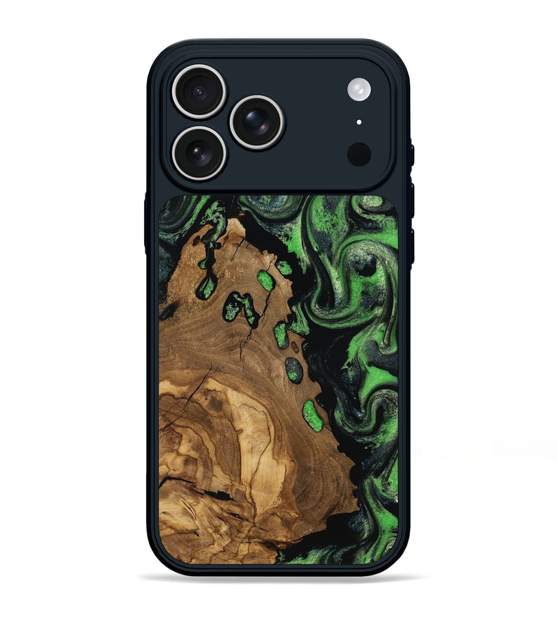 iPhone 17 Pro Max Wood Phone Case - Harlan (Ancient Olive, 818640)