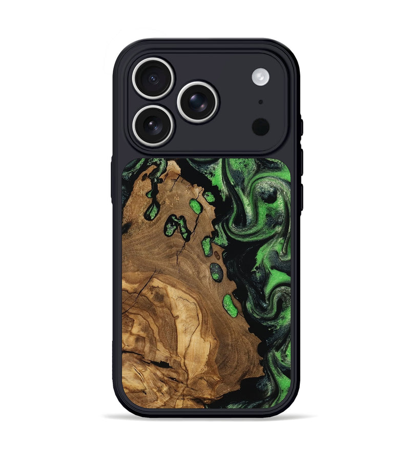iPhone 17 Pro Wood Phone Case - Harlan (Ancient Olive, 818640)