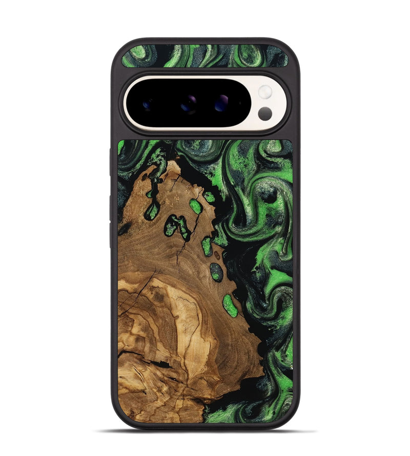 Pixel 9 Wood Phone Case - Harlan (Ancient Olive, 818640)