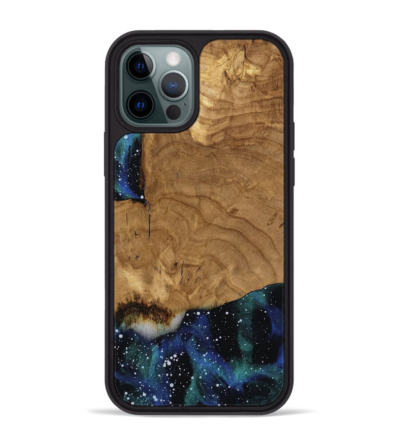 iPhone 12 Pro Max Wood Phone Case - Karter (Ancient Olive, 818641)