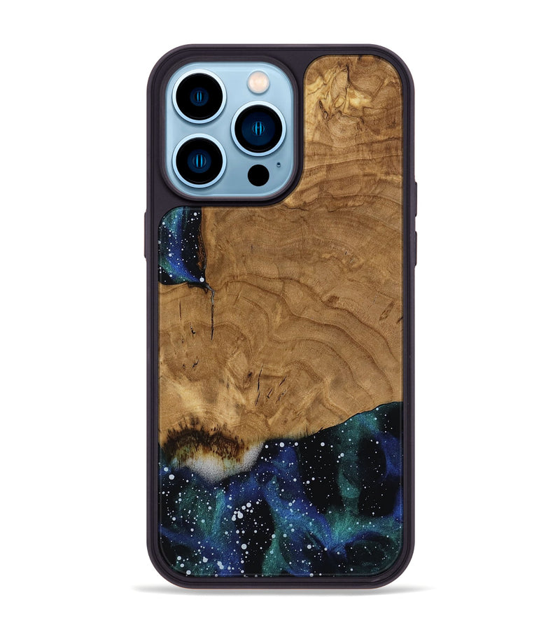 iPhone 14 Pro Max Wood Phone Case - Karter (Ancient Olive, 818641)