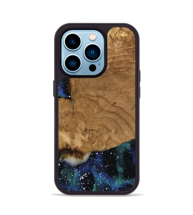 iPhone 14 Pro Wood Phone Case - Karter (Ancient Olive, 818641)