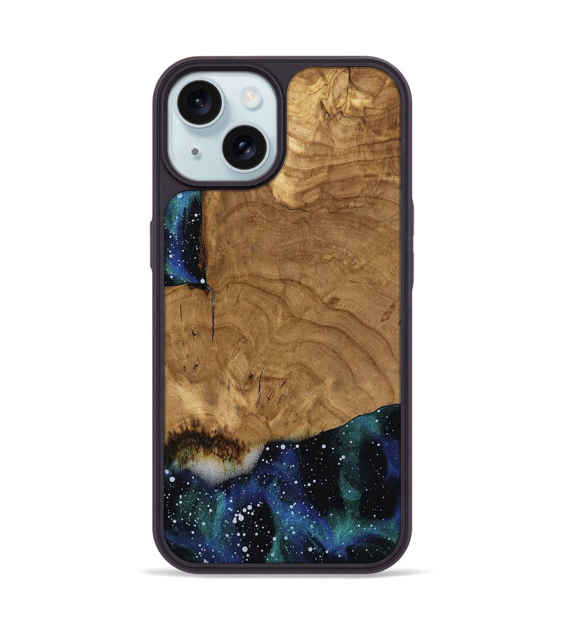 iPhone 15 Wood Phone Case - Karter (Ancient Olive, 818641)