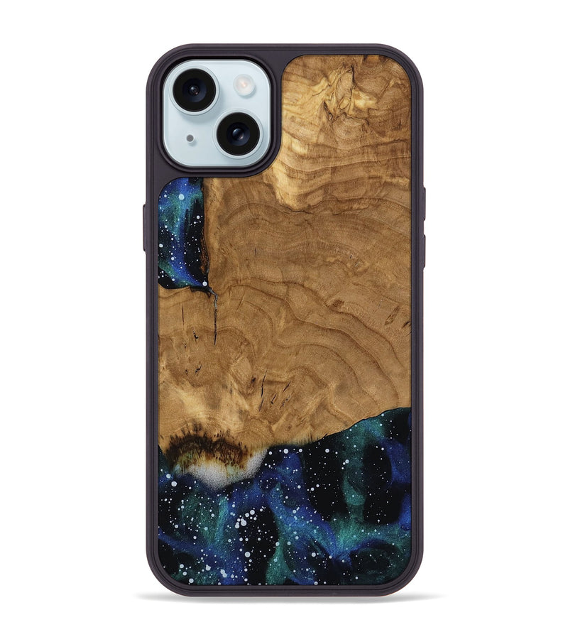 iPhone 15 Plus Wood Phone Case - Karter (Ancient Olive, 818641)