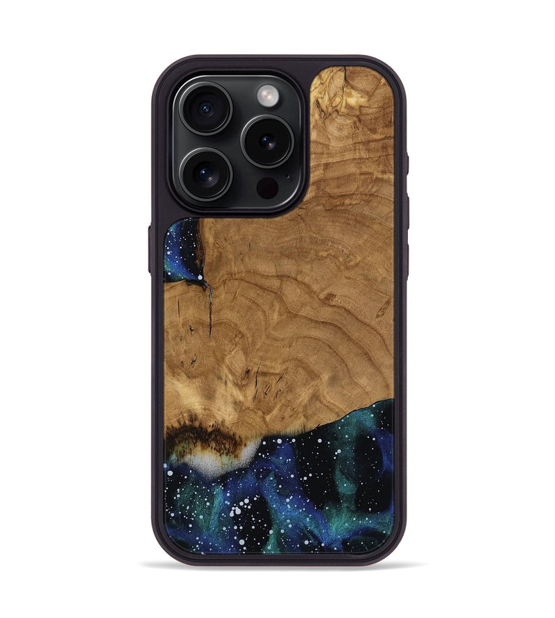 iPhone 15 Pro Wood Phone Case - Karter (Ancient Olive, 818641)