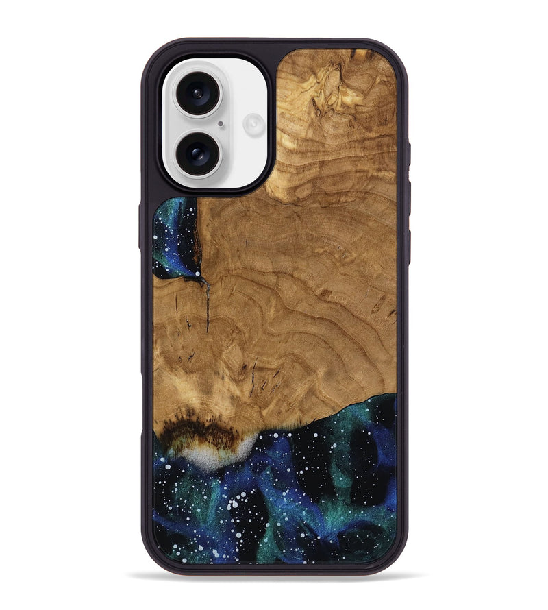 iPhone 16 Plus Wood Phone Case - Karter (Ancient Olive, 818641)