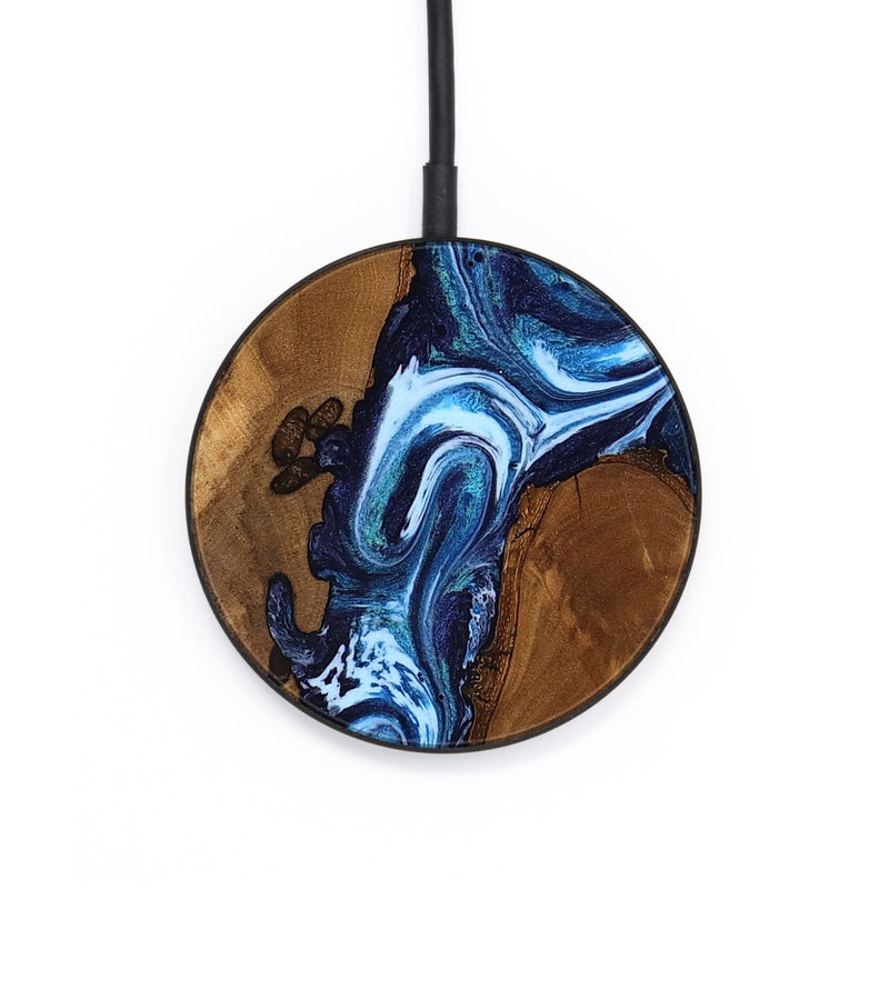 Circle Wood Wireless Charger - Ellie (Ancient Olive, 818642)
