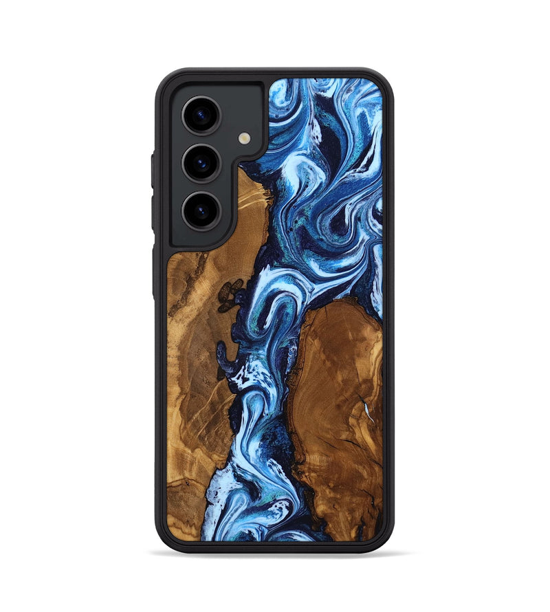 Galaxy S24 Wood Phone Case - Ellie (Ancient Olive, 818642)