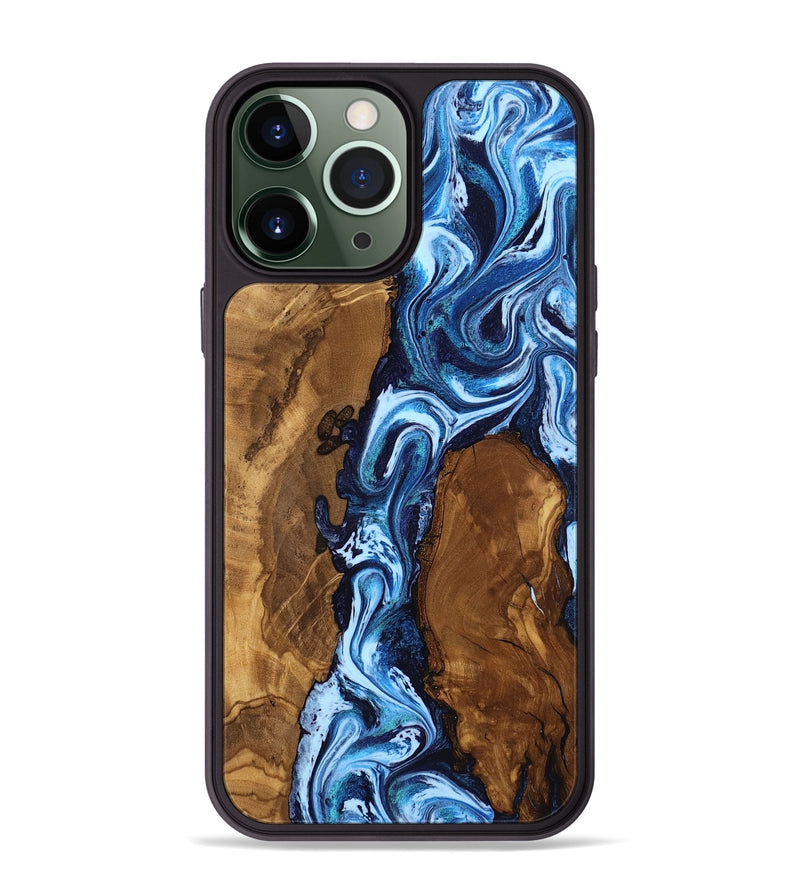 iPhone 13 Pro Max Wood Phone Case - Ellie (Ancient Olive, 818642)