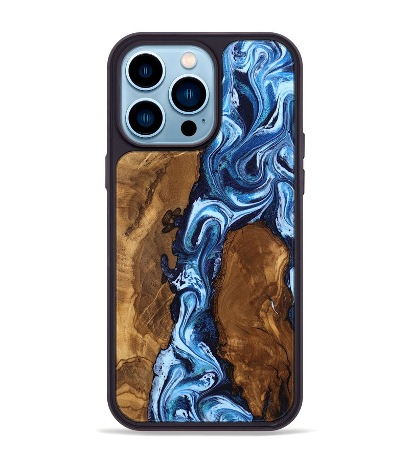 iPhone 14 Pro Max Wood Phone Case - Ellie (Ancient Olive, 818642)