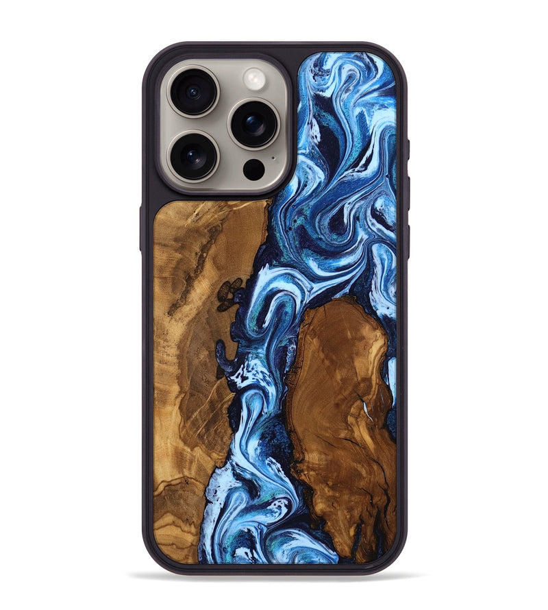 iPhone 15 Pro Max Wood Phone Case - Ellie (Ancient Olive, 818642)