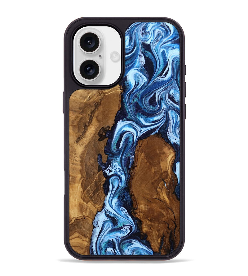 iPhone 16 Plus Wood Phone Case - Ellie (Ancient Olive, 818642)