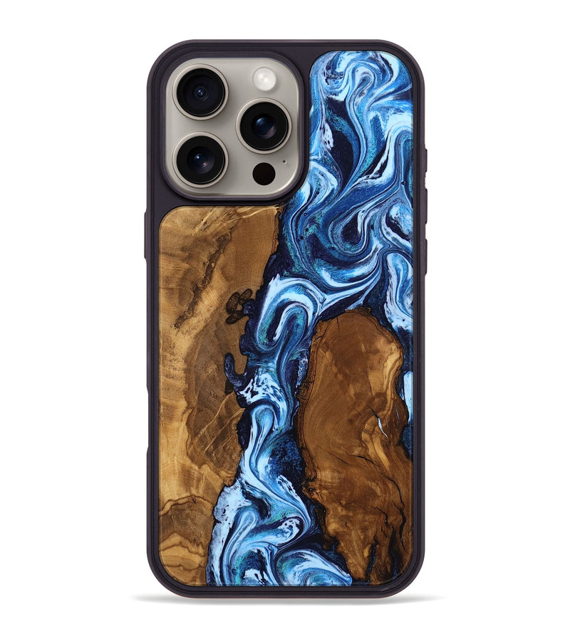 iPhone 16 Pro Max Wood Phone Case - Ellie (Ancient Olive, 818642)