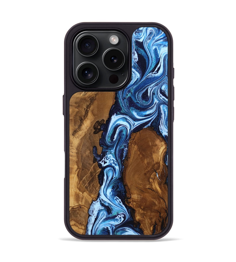 iPhone 16 Pro Wood Phone Case - Ellie (Ancient Olive, 818642)