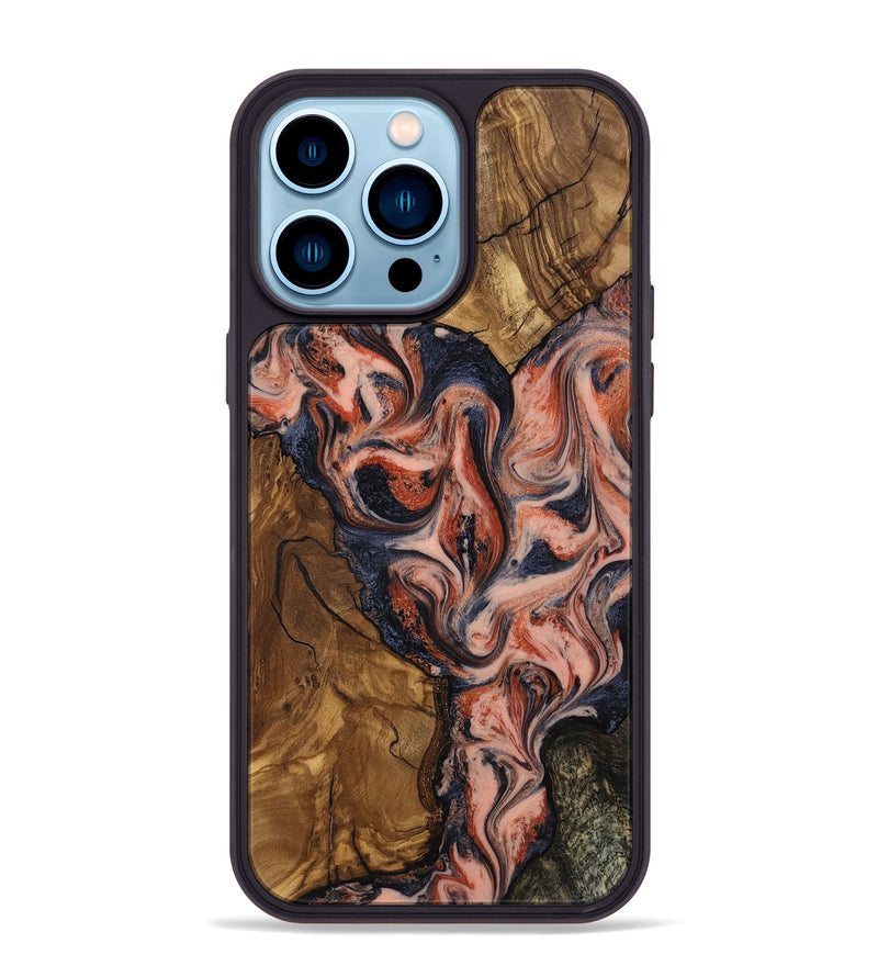 iPhone 14 Pro Max Wood Phone Case - Essence (Ancient Olive, 818643)