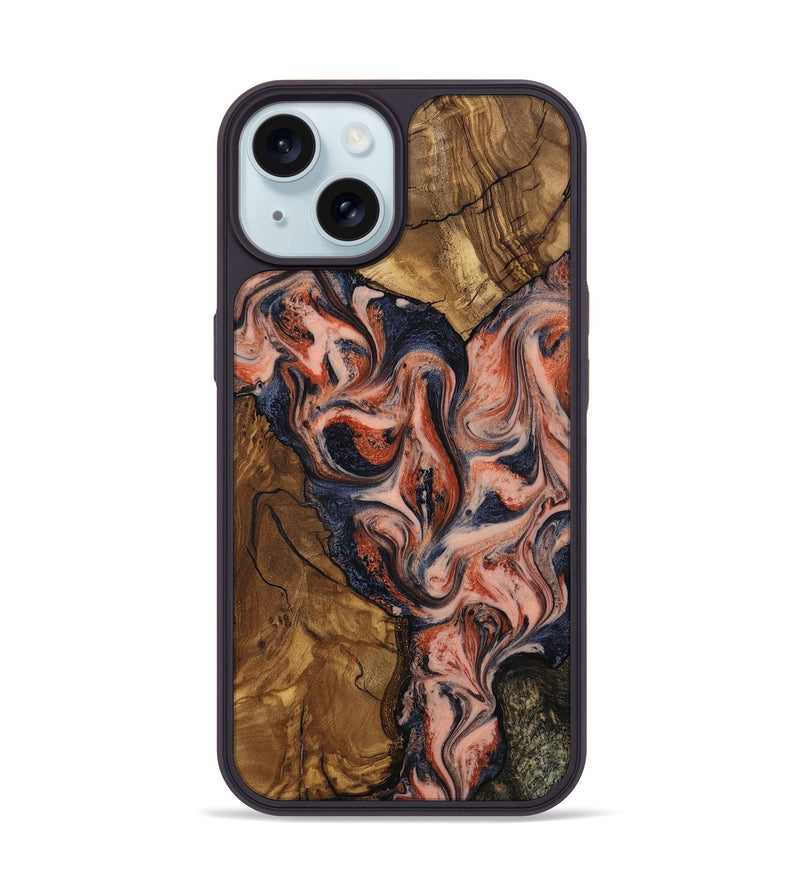 iPhone 15 Wood Phone Case - Essence (Ancient Olive, 818643)