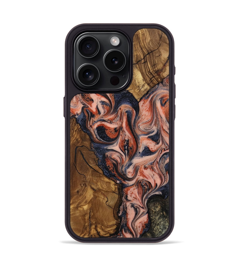 iPhone 15 Pro Wood Phone Case - Essence (Ancient Olive, 818643)