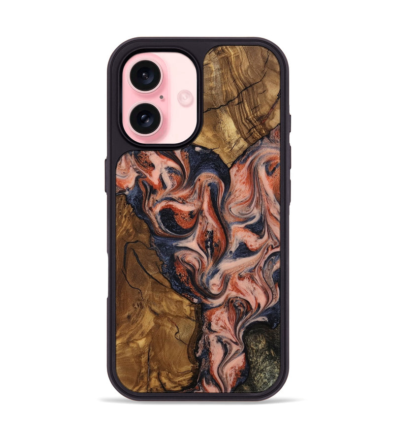 iPhone 16 Wood Phone Case - Essence (Ancient Olive, 818643)