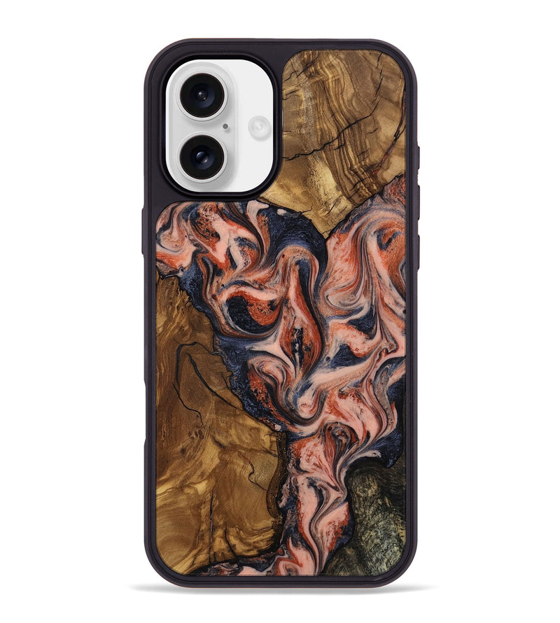 iPhone 16 Plus Wood Phone Case - Essence (Ancient Olive, 818643)