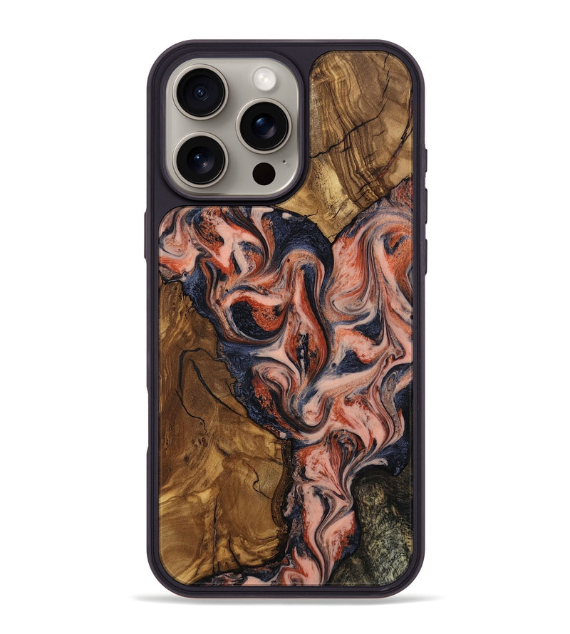 iPhone 16 Pro Max Wood Phone Case - Essence (Ancient Olive, 818643)
