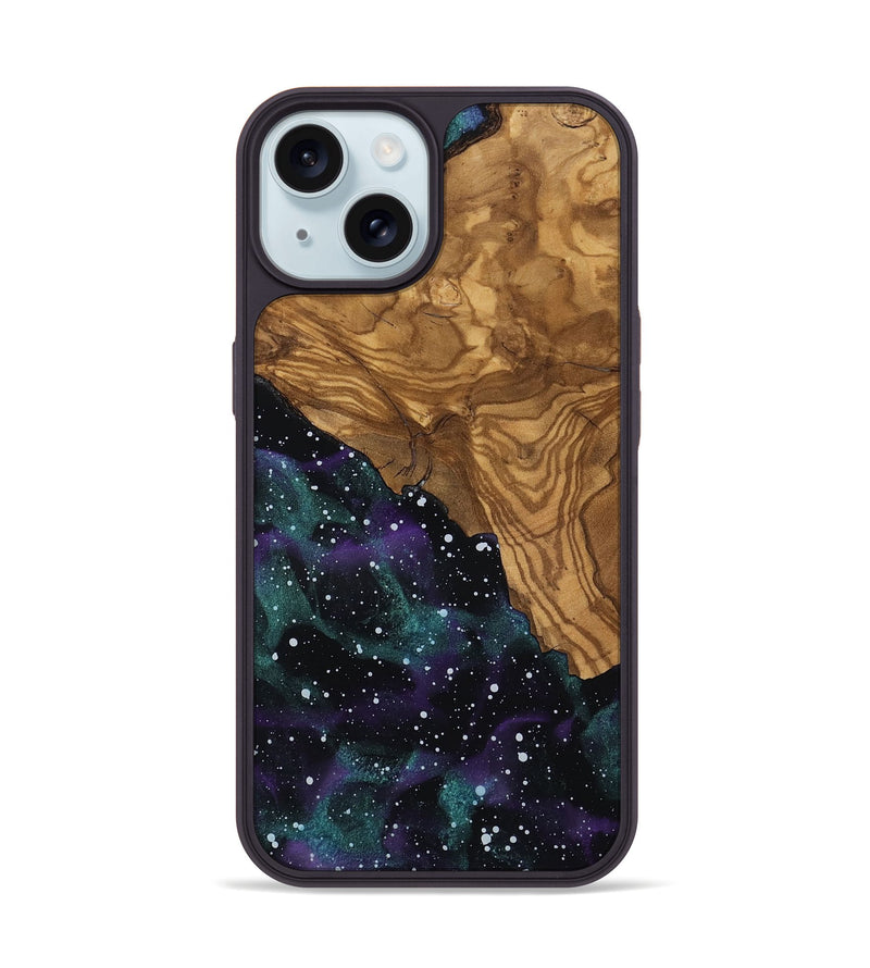 iPhone 15 Wood Phone Case - Foster (Ancient Olive, 818644)