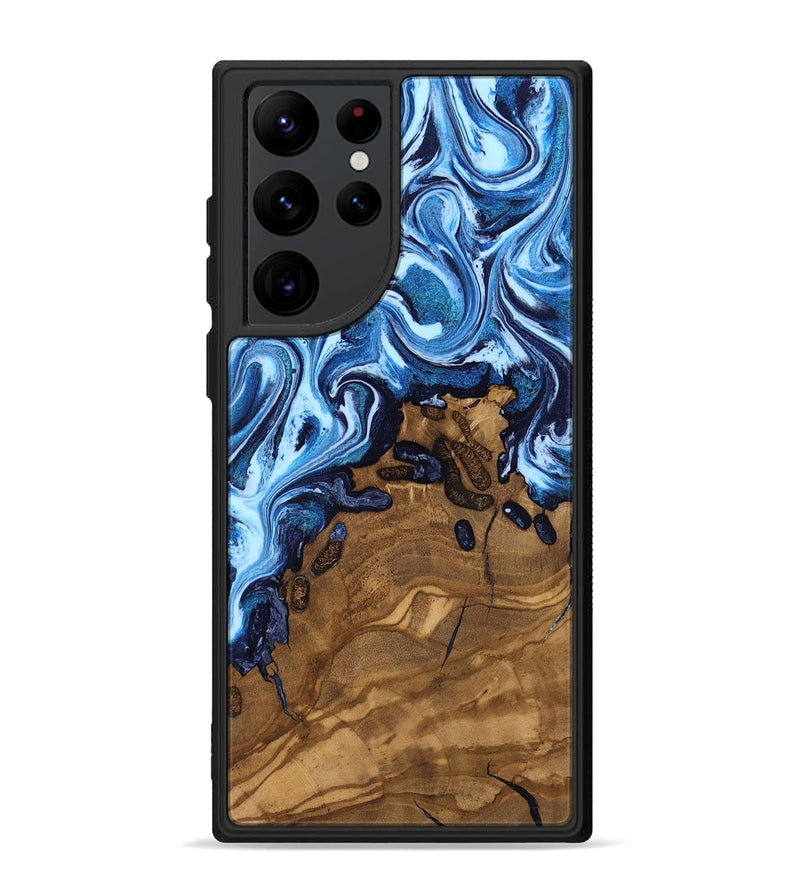 Galaxy S22 Ultra Wood Phone Case - Casper (Ancient Olive, 818645)