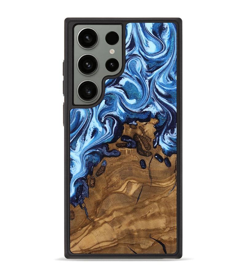 Galaxy S23 Ultra Wood Phone Case - Casper (Ancient Olive, 818645)