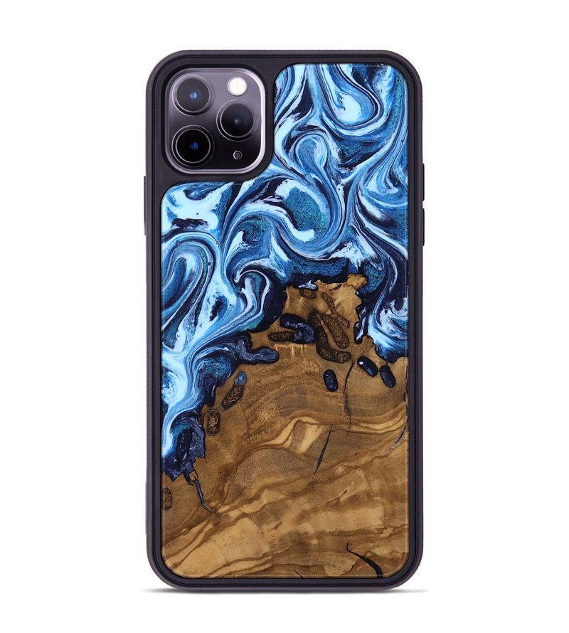 iPhone 11 Pro Max Wood Phone Case - Casper (Ancient Olive, 818645)
