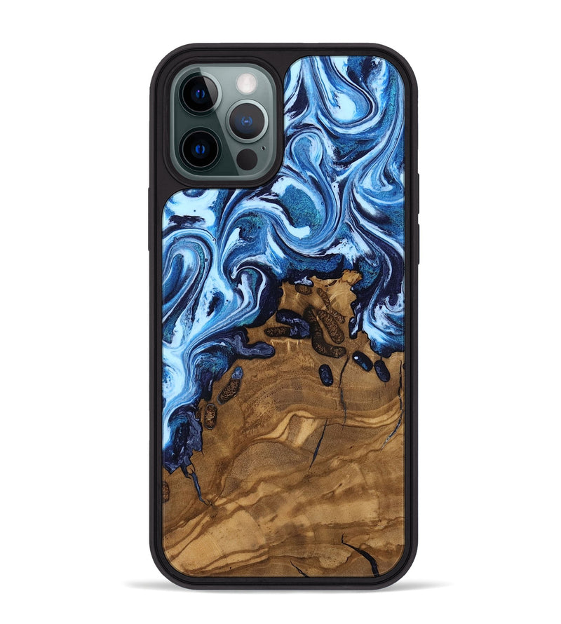 iPhone 12 Pro Max Wood Phone Case - Casper (Ancient Olive, 818645)