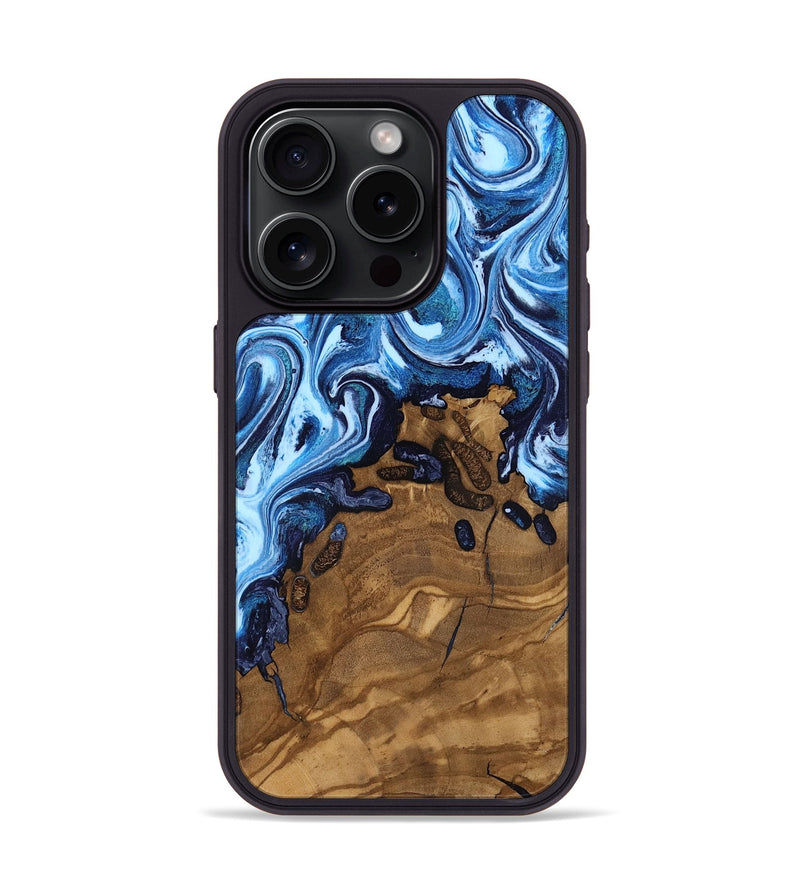 iPhone 15 Pro Wood Phone Case - Casper (Ancient Olive, 818645)