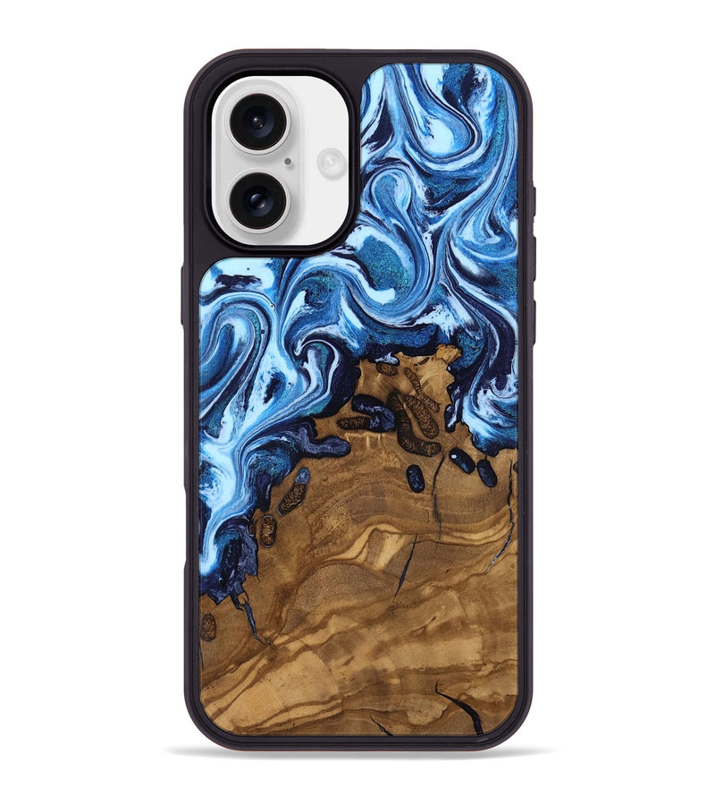 iPhone 16 Plus Wood Phone Case - Casper (Ancient Olive, 818645)