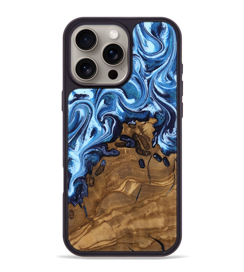 iPhone 16 Pro Max Wood Phone Case - Casper (Ancient Olive, 818645)