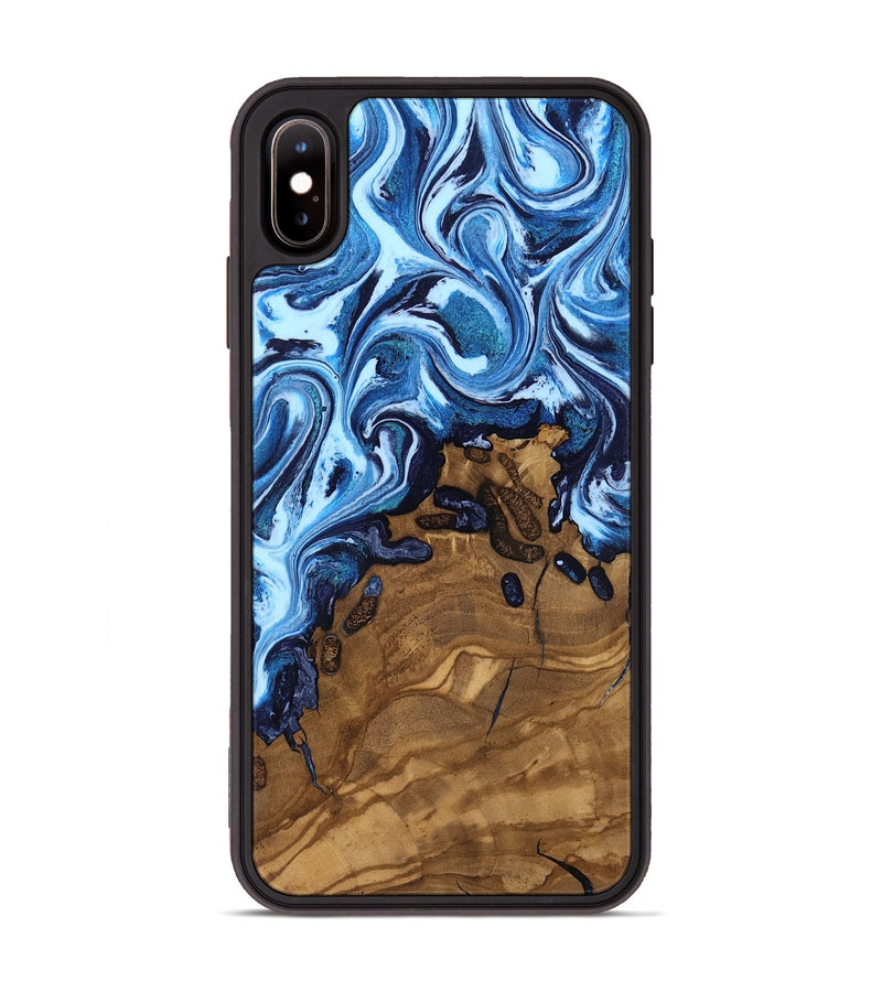iPhone Xs Max Wood Phone Case - Casper (Ancient Olive, 818645)