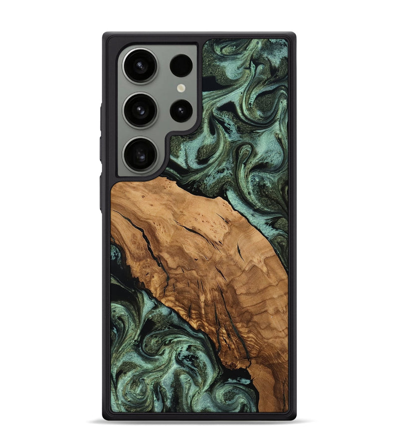 Galaxy S24 Ultra Wood Phone Case - Iyana (Ancient Olive, 818647)