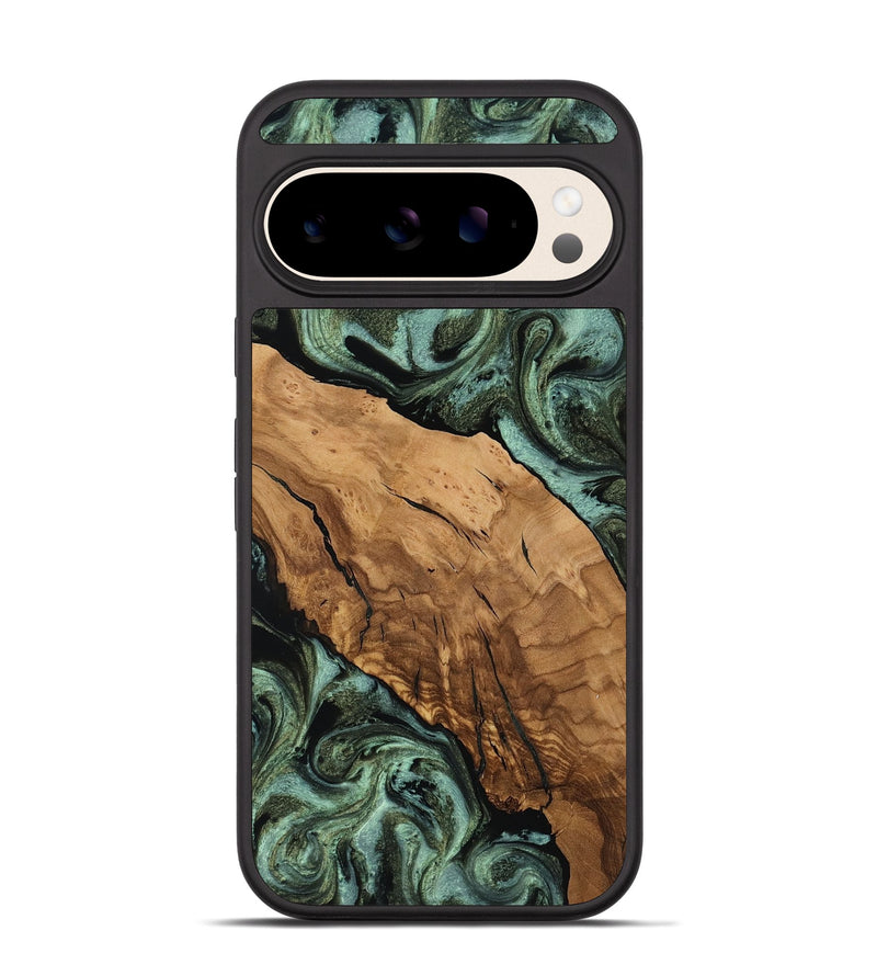 Pixel 10 Wood Phone Case - Iyana (Ancient Olive, 818647)