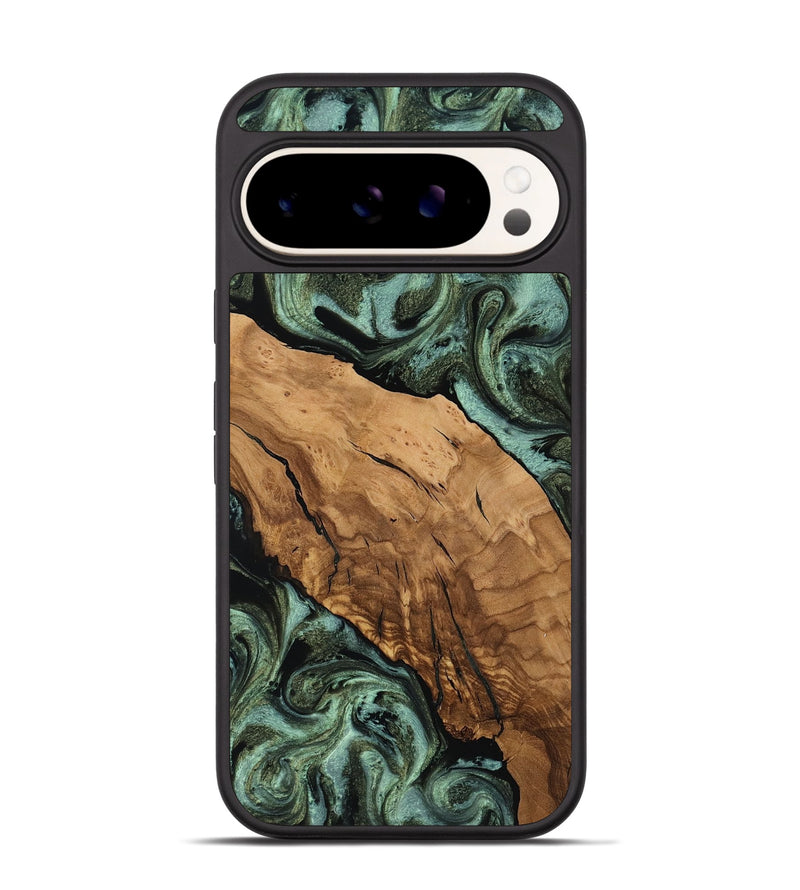 Pixel 9 Wood Phone Case - Iyana (Ancient Olive, 818647)