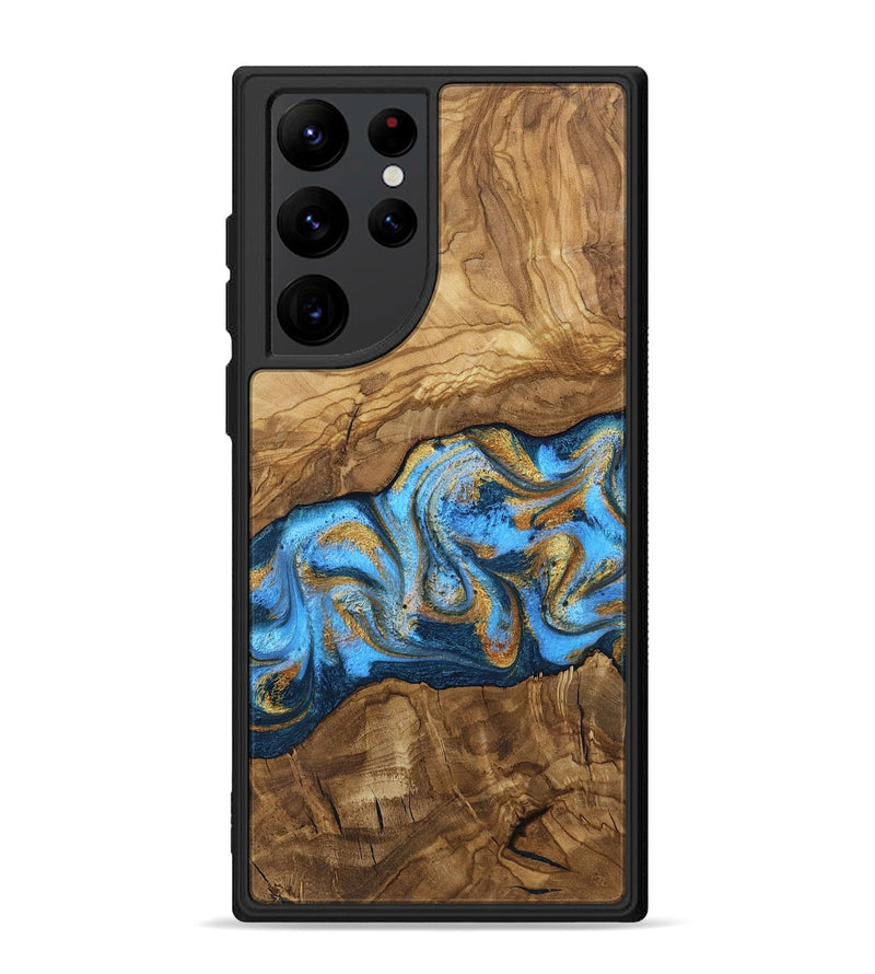 Galaxy S22 Ultra Wood Phone Case - Aryana (Ancient Olive, 818648)