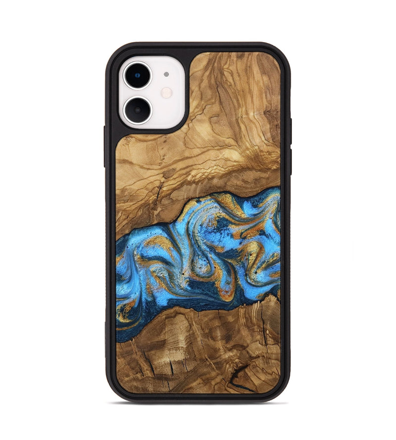 iPhone 11 Wood Phone Case - Aryana (Ancient Olive, 818648)