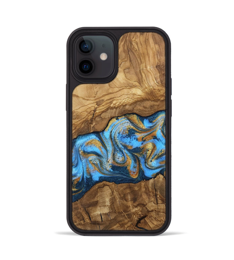 iPhone 12 Wood Phone Case - Aryana (Ancient Olive, 818648)
