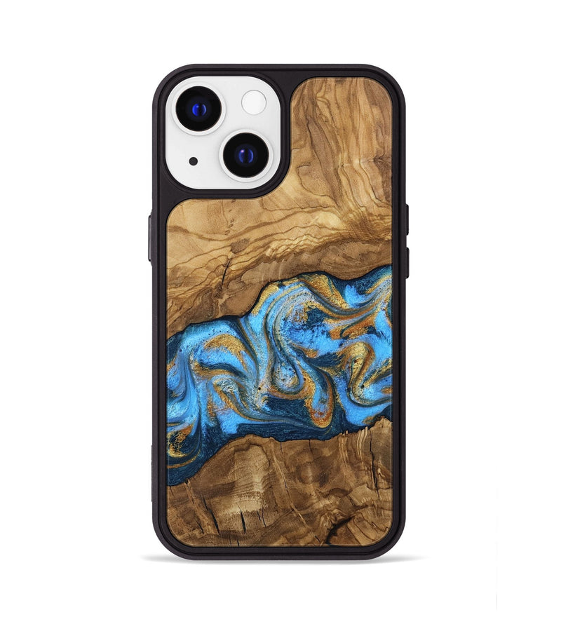 iPhone 13 Wood Phone Case - Aryana (Ancient Olive, 818648)