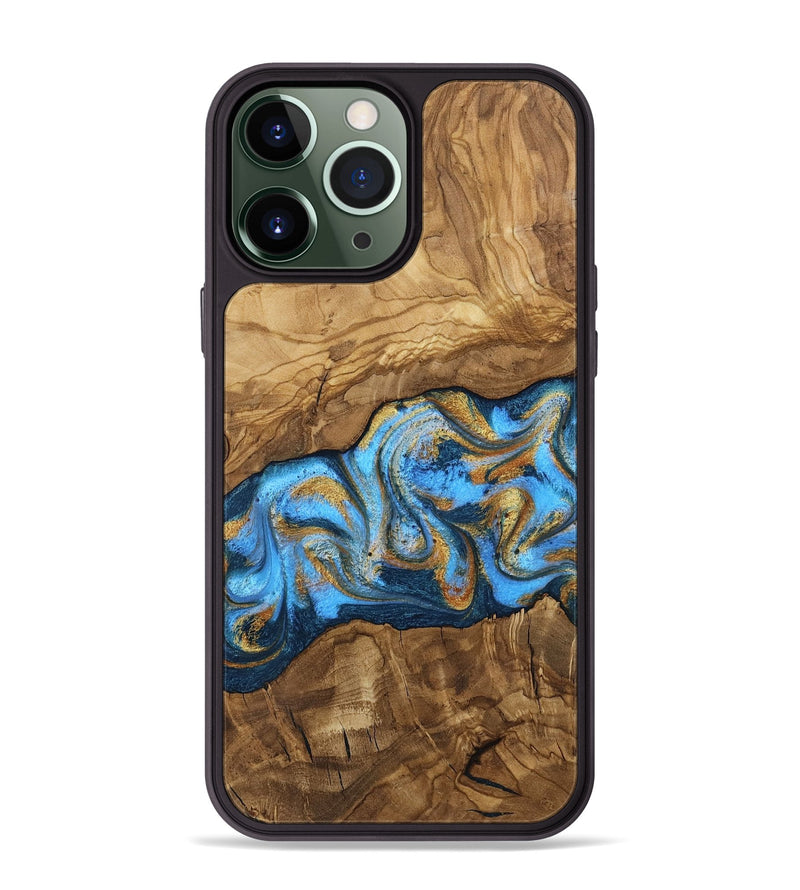 iPhone 13 Pro Max Wood Phone Case - Aryana (Ancient Olive, 818648)