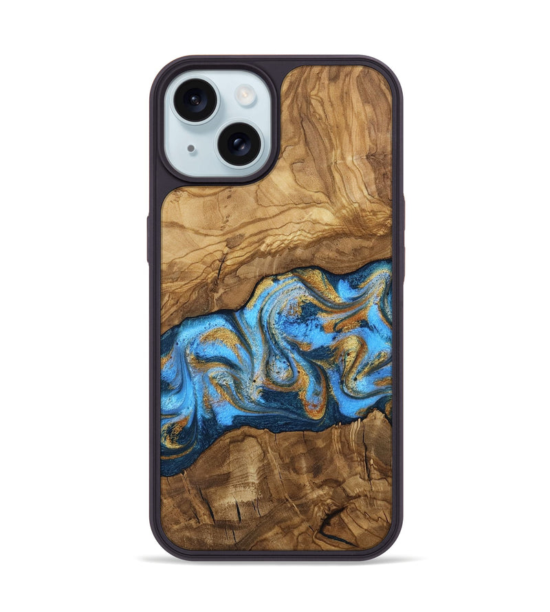 iPhone 15 Wood Phone Case - Aryana (Ancient Olive, 818648)