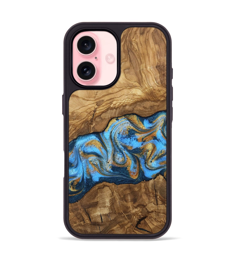 iPhone 16 Wood Phone Case - Aryana (Ancient Olive, 818648)