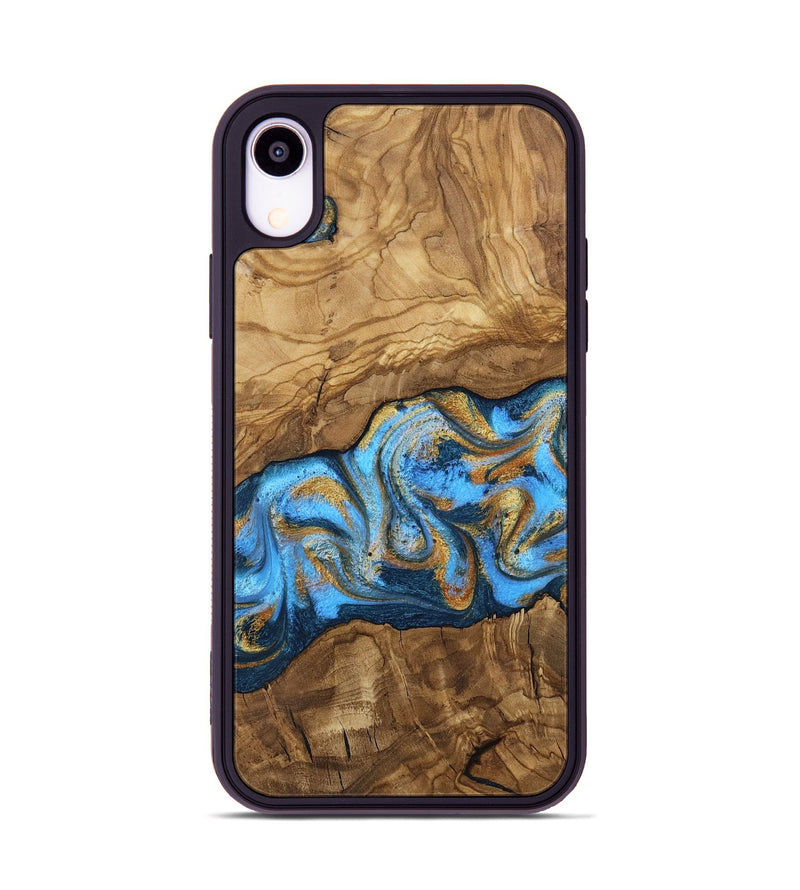 iPhone Xr Wood Phone Case - Aryana (Ancient Olive, 818648)