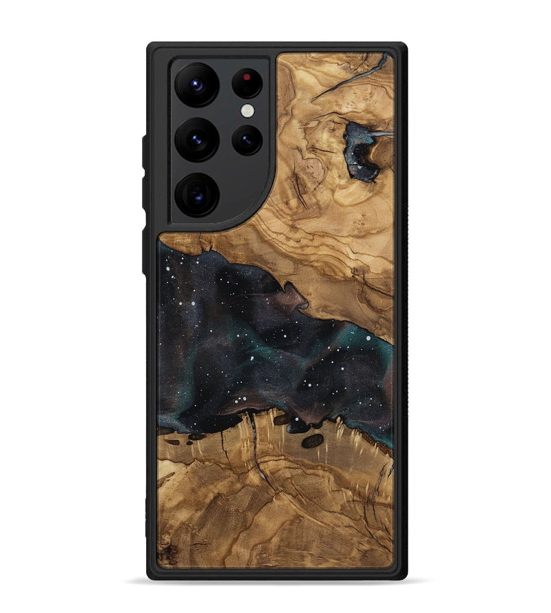 Galaxy S22 Ultra Wood Phone Case - Lisbeth (Ancient Olive, 818649)