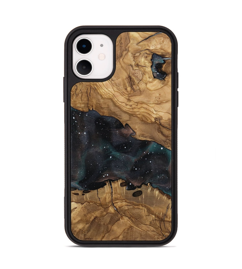 iPhone 11 Wood Phone Case - Lisbeth (Ancient Olive, 818649)