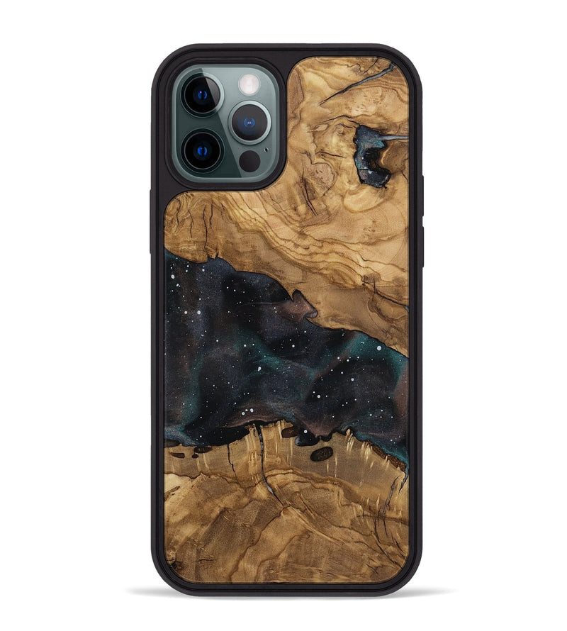 iPhone 12 Pro Max Wood Phone Case - Lisbeth (Ancient Olive, 818649)