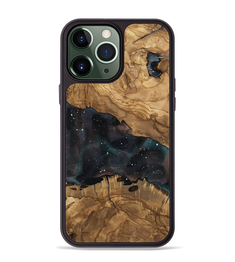 iPhone 13 Pro Max Wood Phone Case - Lisbeth (Ancient Olive, 818649)