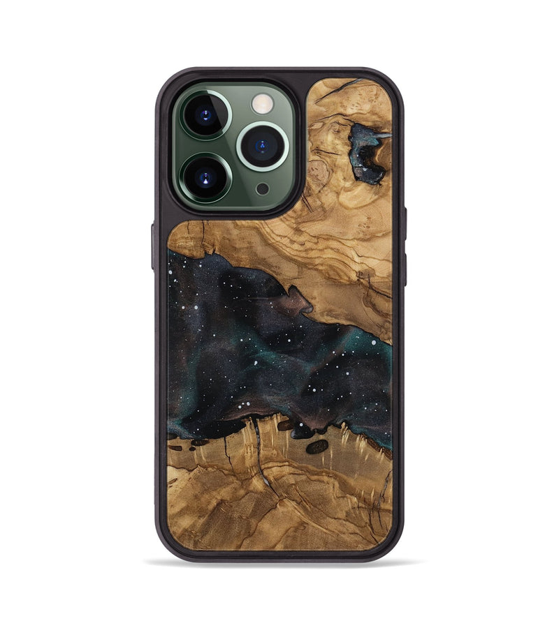 iPhone 13 Pro Wood Phone Case - Lisbeth (Ancient Olive, 818649)