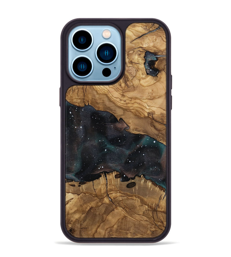 iPhone 14 Pro Max Wood Phone Case - Lisbeth (Ancient Olive, 818649)